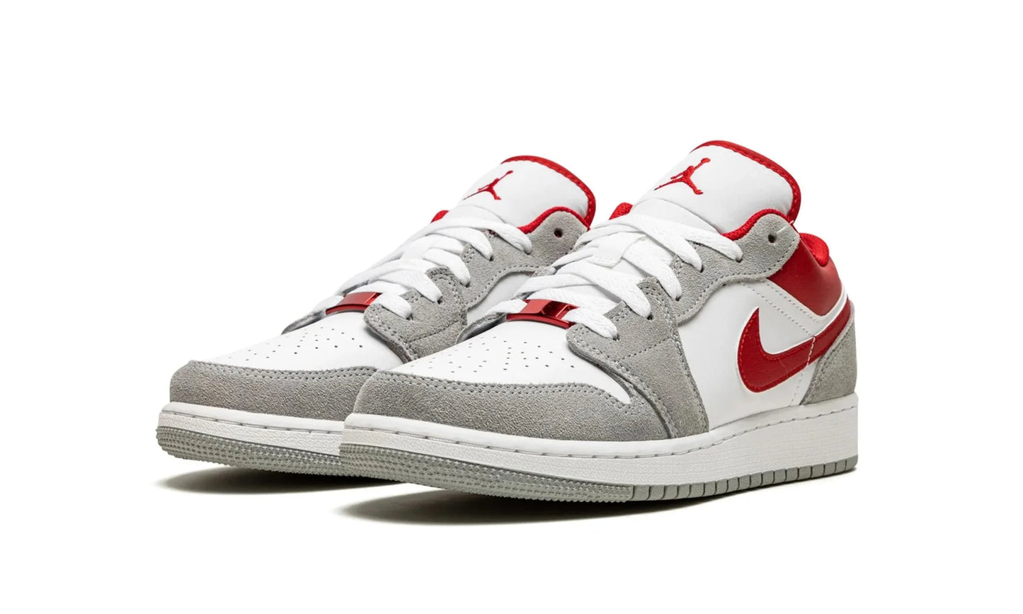 Air Jordan 1 Low SE Light Smoke Grey Gym Red