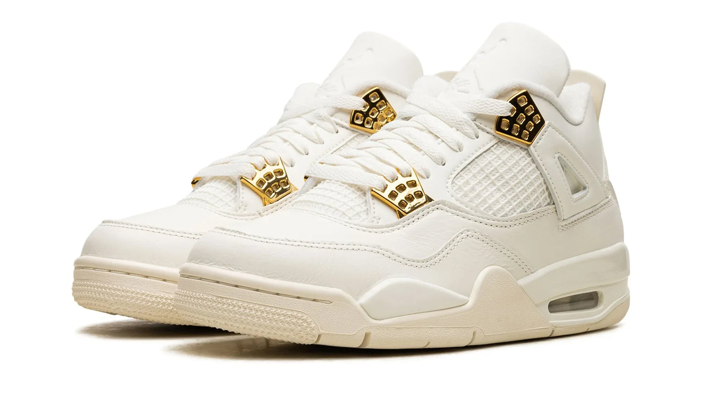 Jordan 4 Retro Metallic Gold (Women's)