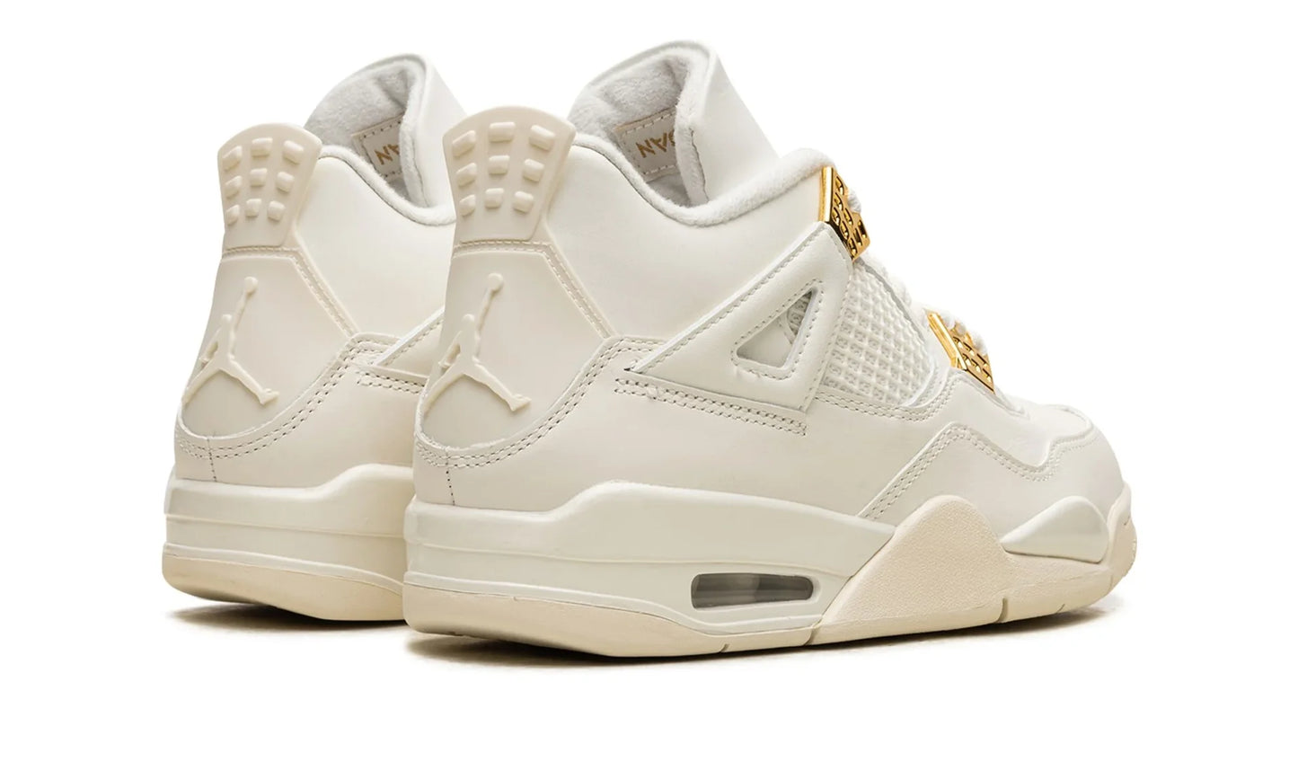 Jordan 4 Retro Metallic Gold (Women's)