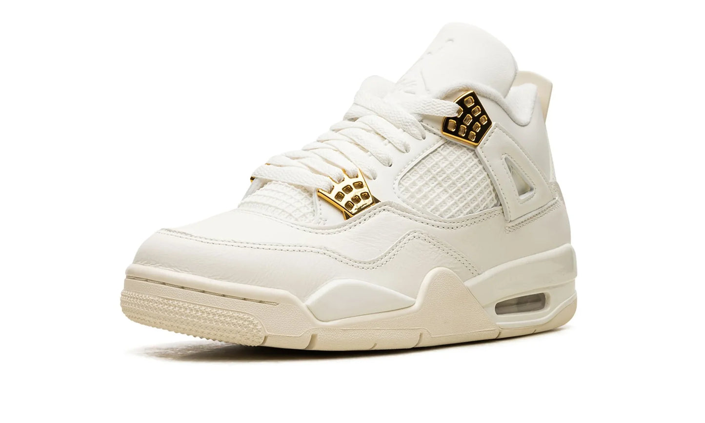 Jordan 4 Retro Metallic Gold (Women's)