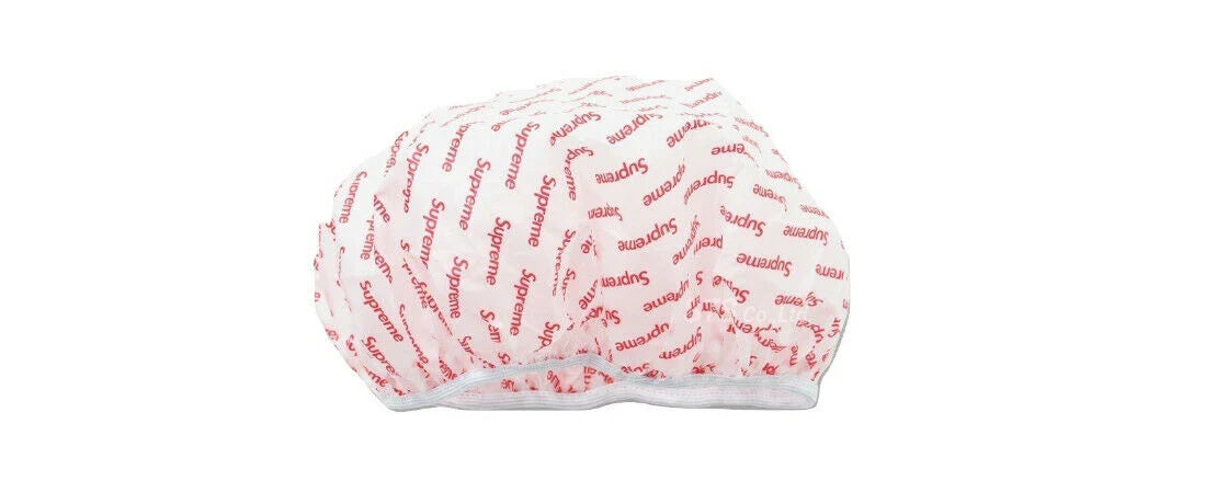 Supreme Shower Cap Lot SS19 Season Gift White/Red